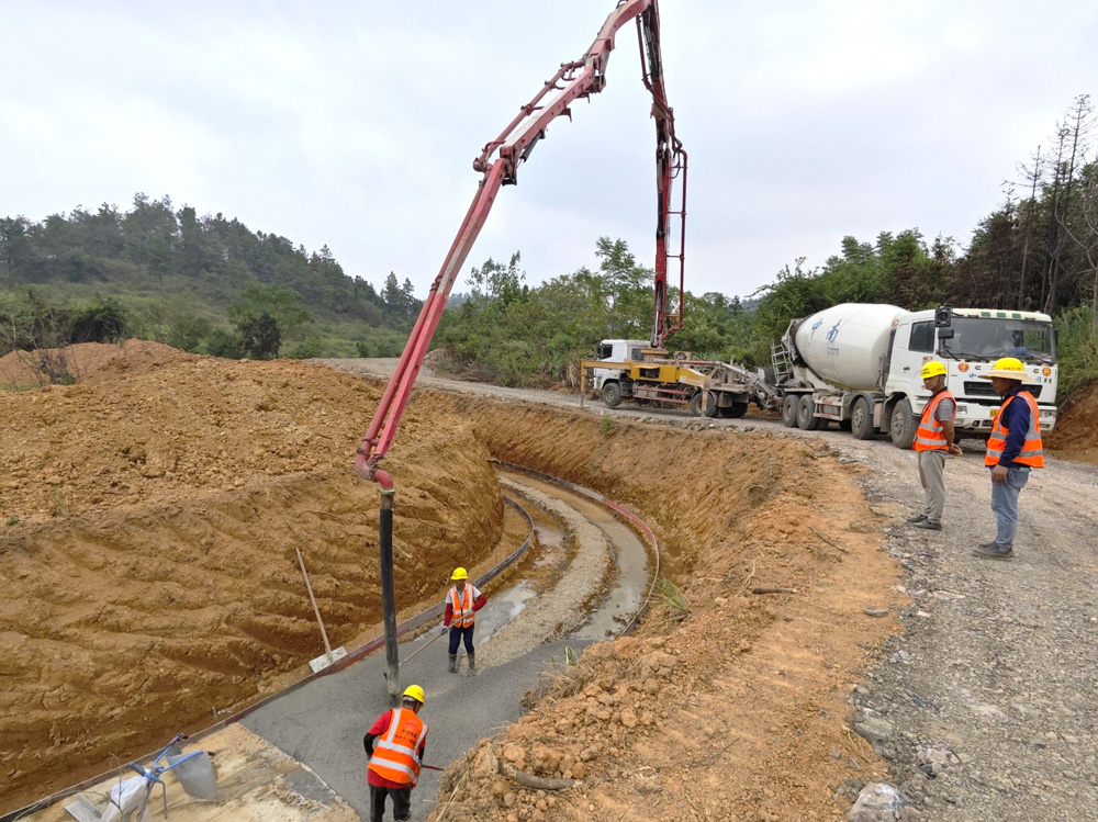 Water conservancy engineering construction site