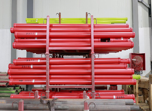 Pump truck concrete delivery pipe